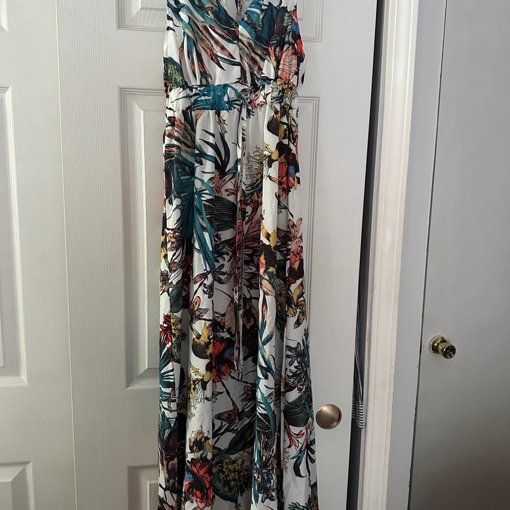 Floral Print Women's Maxi Dress